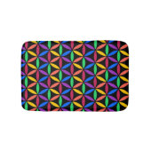 Regenbogenkreise Badematte (Vorderseite)