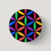 Regenbogenkreise Button (Vorderseite)