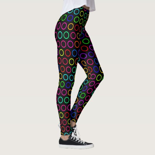 Regenbogenkreise Leggings (Rechts)