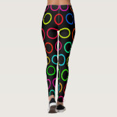 Regenbogenkreise Leggings (Rückseite)