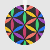 Regenbogenkreise Ornament (Rückseite)