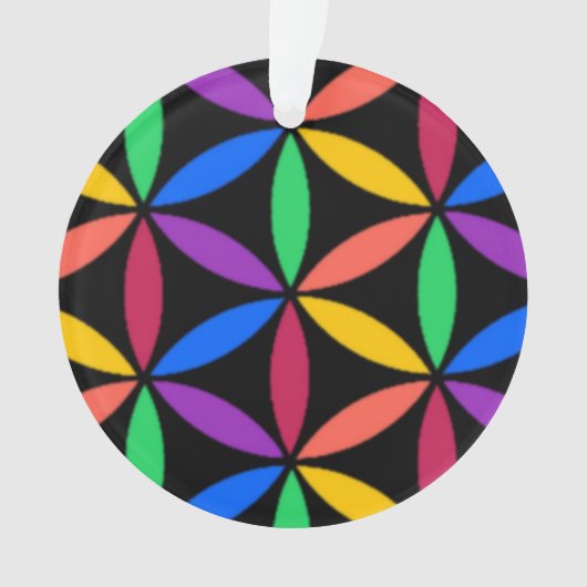 Regenbogenkreise Ornament (Vorderseite)