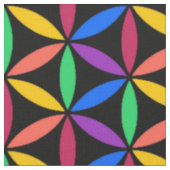 Regenbogenkreise Stoff (Nahaufnahme)