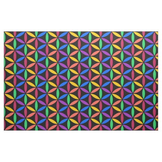 Regenbogenkreise Stoff (Fat Quarter (45,7 x 55,9 cm))