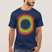 Regenbogenkreise T-Shirt (Vorderseite)