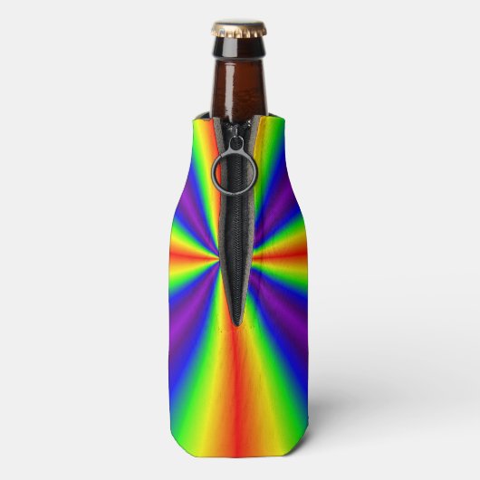Regenbogenkreuz Flaschenkühler (Flasche Rückseite)