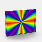 Regenbogenkreuz Fotoblock (Links)