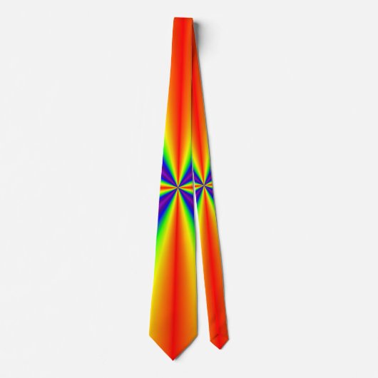 Regenbogenkreuz Krawatte (Vorderseite)