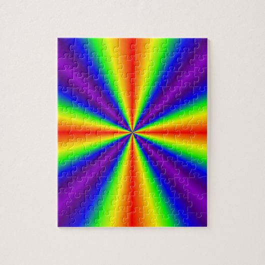 Regenbogenkreuz Puzzle (Vertikal)