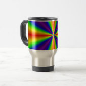 Regenbogenkreuz Reisebecher (Vorderseite Links)