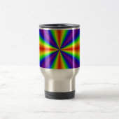 Regenbogenkreuz Reisebecher (Mittel)