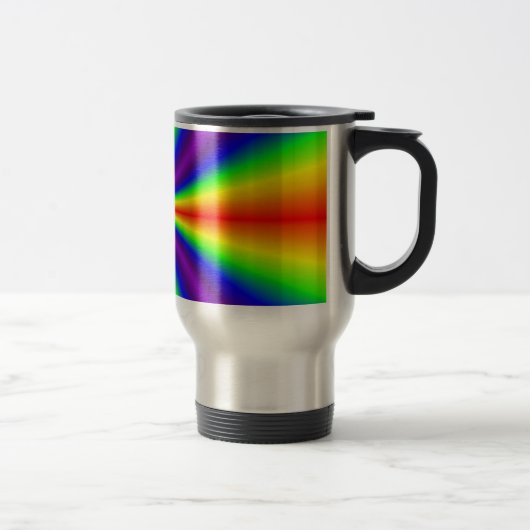 Regenbogenkreuz Reisebecher (Rechts)