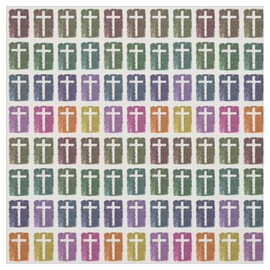 Regenbogenkreuze Stoff (Muster)