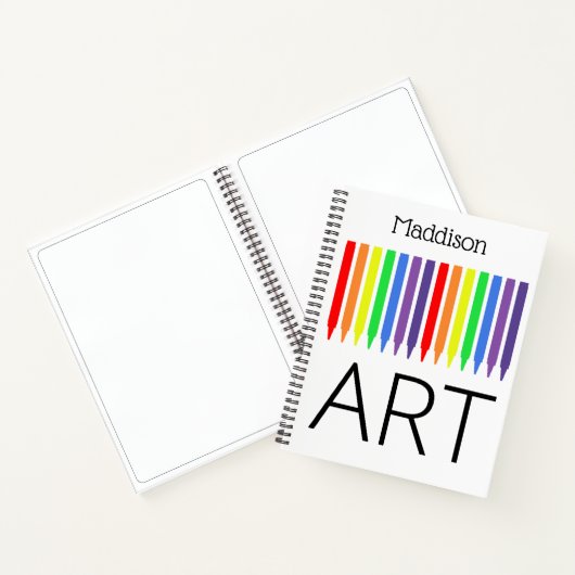 Regenbogenkrippen, Kunsthizzen oder Notizen, Ihr N Notizblock (Innenseite)