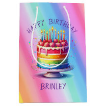 Regenbogenkuchen Alles Gute zum Geburtstag
