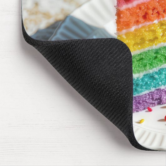 Regenbogenkuchen Mousepad (Ecke)