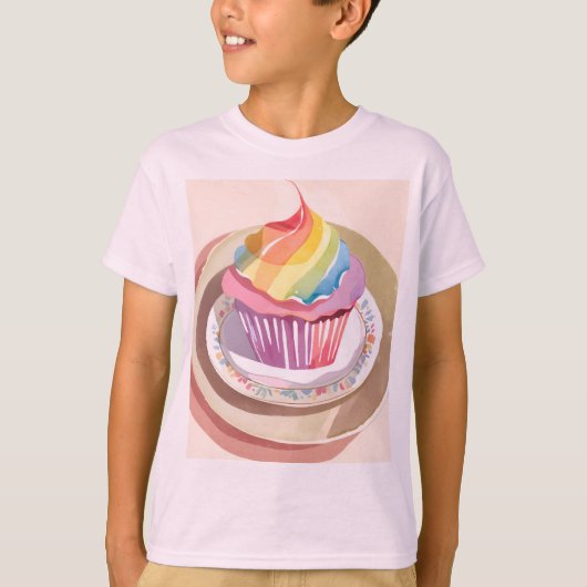 Regenbogenkuchen T-Shirt (Vorderseite)