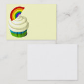 Regenbogenkuchen-Visitenkarteschablone Visitenkarte (Vorne/Hinten)