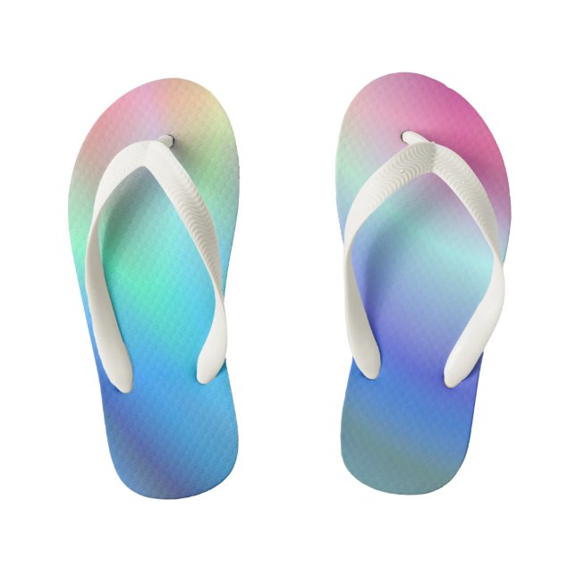 Regenbogenkunst Kinderbadesandalen (Fußbett)