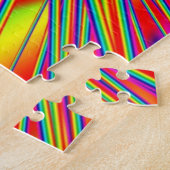 Regenbogenlaser Schwieriges Illusionsmuster Puzzle (Seite)