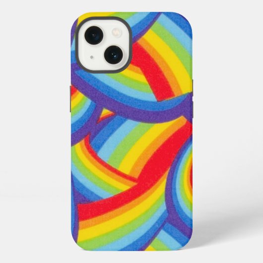Regenbogenläufer iPhone Hülle (Rückseite)