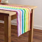 Regenbogenläufer Kurzer Tischläufer (Beispiel)