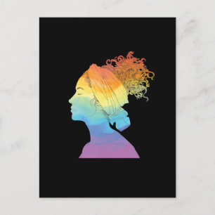 Regenbogenleben, Frauen, Freiheit Postkarte