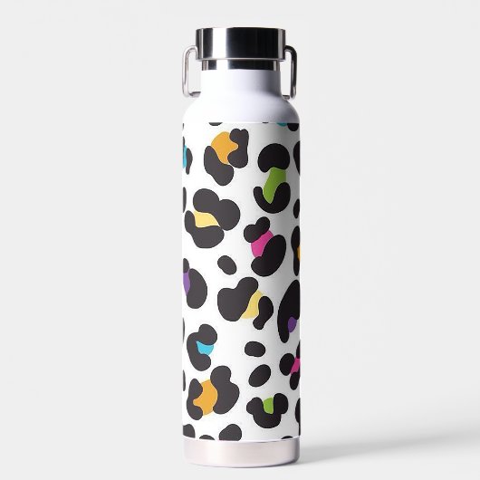 Regenbogenleopard Trinkflasche (Vorne)