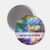 Regenbogenleuchten Magnet (Vorderseite/Rückseite)