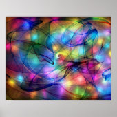 Regenbogenleuchten Poster (Vorne)