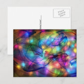 Regenbogenleuchten Postkarte (Vorne/Hinten)