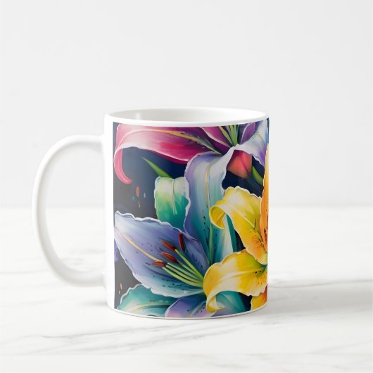 Regenbogenliken Kaffeetasse (Links)
