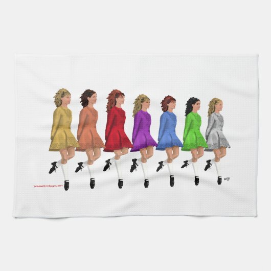 Regenbogenlinie Geschirrtuch (Horizontal)