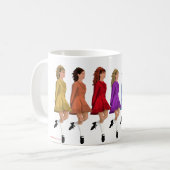 Regenbogenlinie Kaffeetasse (Vorderseite Links)