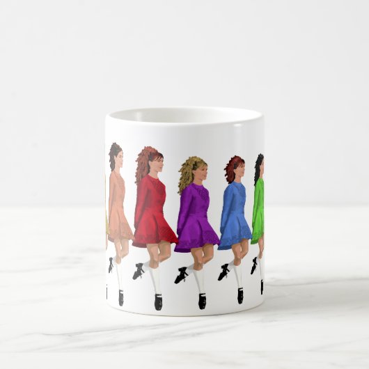 Regenbogenlinie Kaffeetasse (Mittel)