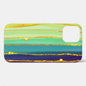 Regenbogenlinien: abstrakte Luxuskomposition. Case-Mate iPhone Hülle (Rückseite (Horizontal))