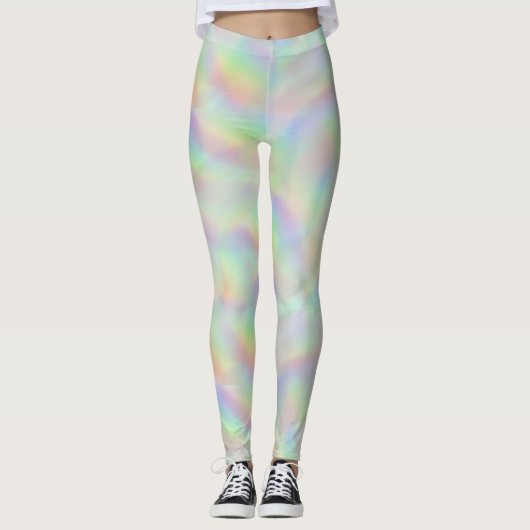 Regenbogenlinien Leggings (Vorderseite)