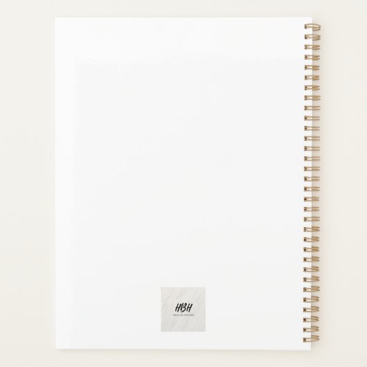 Regenbogenlinien Planer (Rückseite)