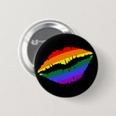 Regenbogenlippen Button (Vorne & Hinten)
