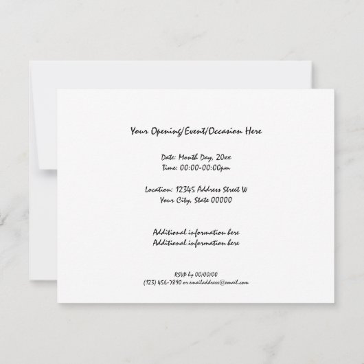 Regenbogenlippen Einladung (Rückseite)