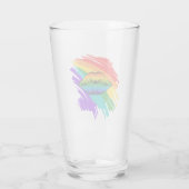 Regenbogenlippen Glas (Rückseite)