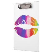 Regenbogenlippen Klemmbrett (Links)