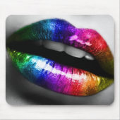 RegenbogenlippenMaskenbildner mousepad (Vorne)
