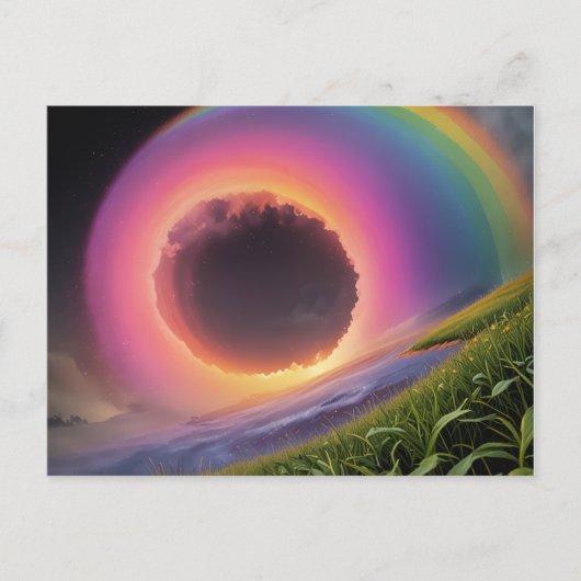 Regenbogenloch Postkarte (Vorderseite)