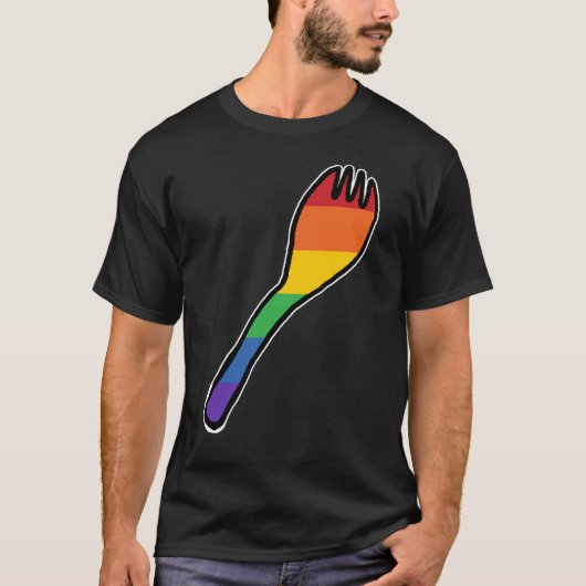 REGENBOGENLÖFFEL! T-Shirt (Vorderseite)