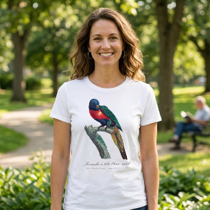 Regenbogenlori Männchen, Trichoglossus Moluccanus T-Shirt
