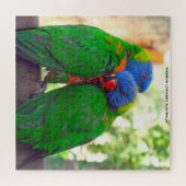 Regenbogenlorikeets Australien Puzzle (Horizontal)