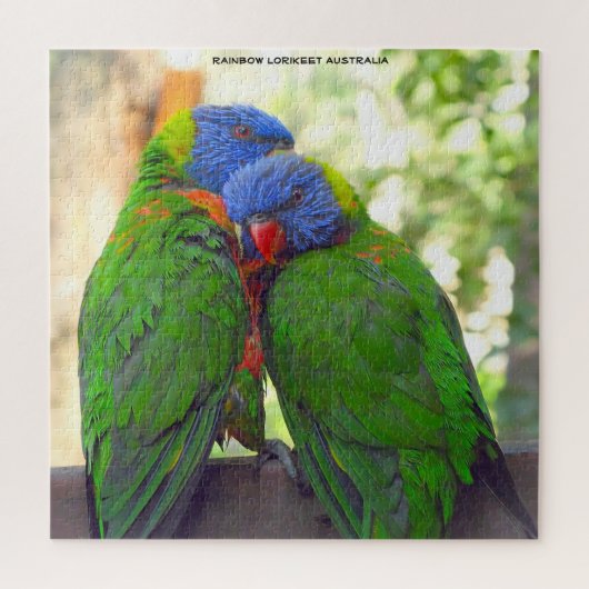 Regenbogenlorikeets Australien Puzzle (Vertikal)