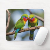 Regenbogenloris Mousepad (Mit Mouse)