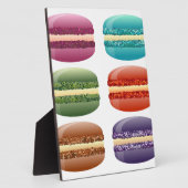 Regenbogenmacarons Fotoplatte (Seite)